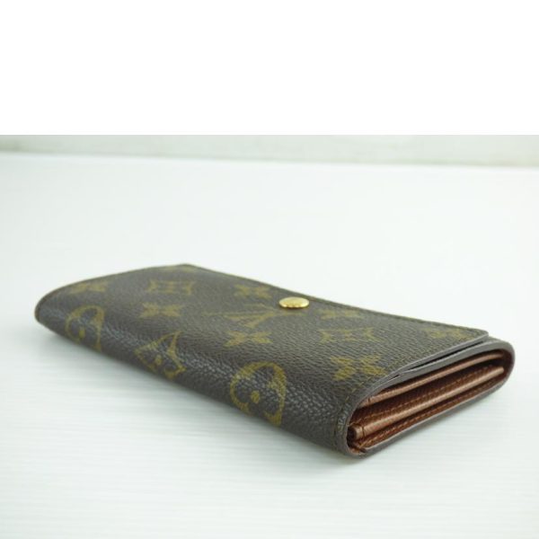 20510 3 Louis Vuitton Portomone Zip Monogram Wallet Brown