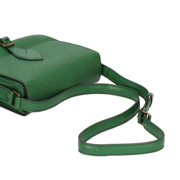 20718 4 Louis Vuitton Cartesier Epi Handbag Borneo Green