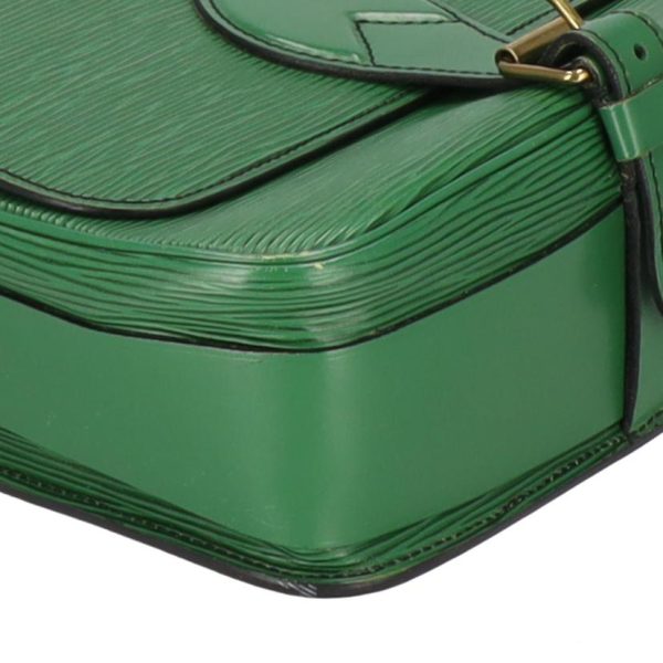 20718 5 Louis Vuitton Cartesier Epi Handbag Borneo Green