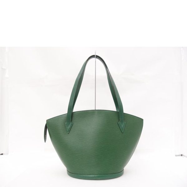 20732 2 Louis Vuitton Saint Jacques Shopping Epi Tote Bag Borneo Green