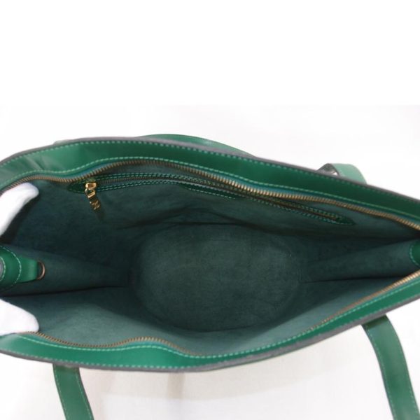 20732 5 Louis Vuitton Saint Jacques Shopping Epi Tote Bag Borneo Green