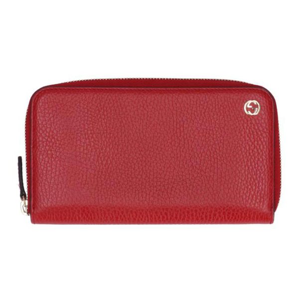 20756 1 Gucci Interlocking Round Zipper Wallet