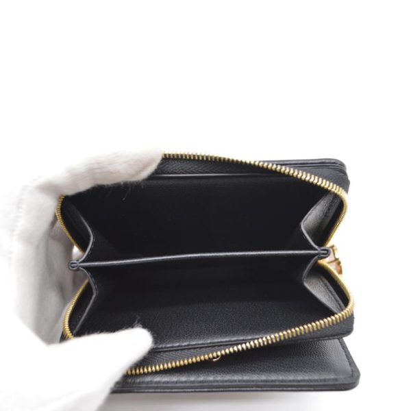 20762 6 Louis Vuitton Roux Wallet Monogram Emboss Noir Black