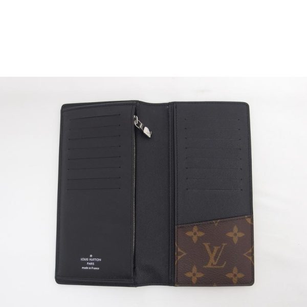 20794 4 Louis Vuitton Brazza Monogram Wallet Black