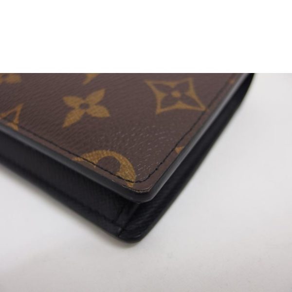 20794 7 Louis Vuitton Brazza Monogram Wallet Black