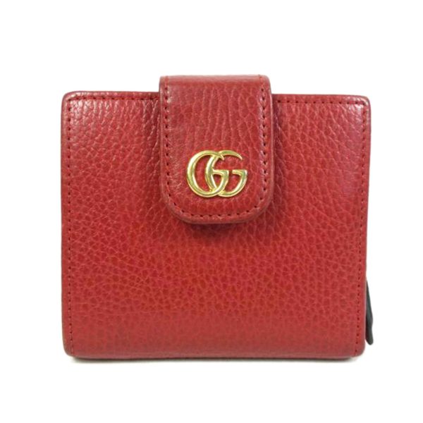 20820 1 Gucci GG Marmont Compact Zip Wallet