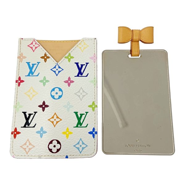 208550 7 LOUIS VUITTON Monogram Multicolor PVC Etuit Miroir Compact Mirror