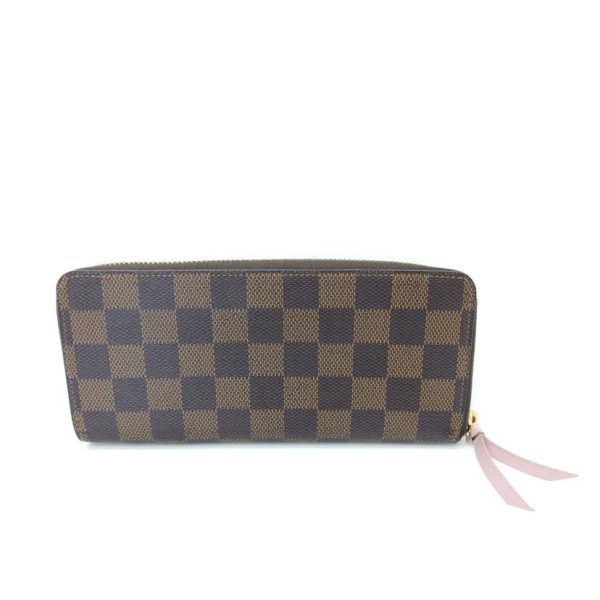 20916 2 Louis Vuitton Portefeuil Clemence Damier Wallet Rose Ballerine