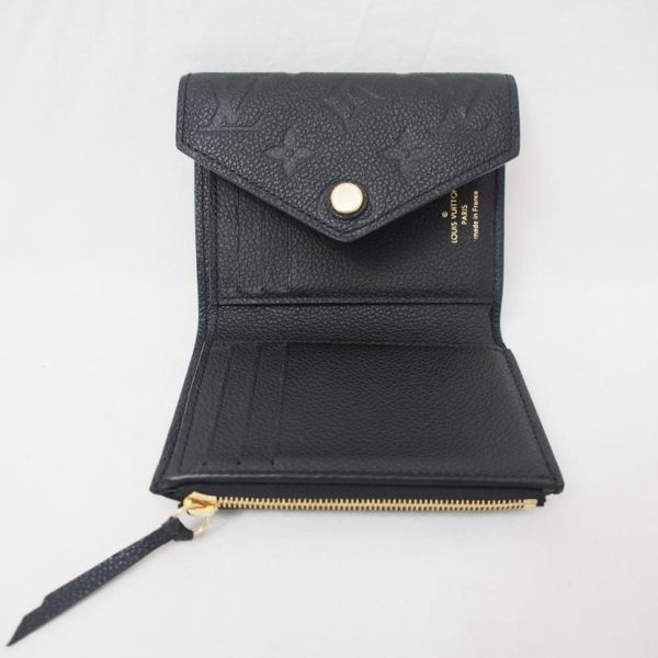 20959 5 Louis Vuitton Victorine Wallet Empreinte Noir