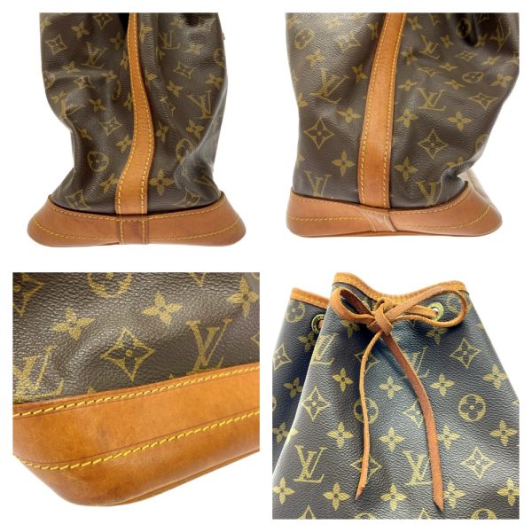 209704 9 LOUIS VUITTON Monogram PVC Noe Shoulder Bag Brown