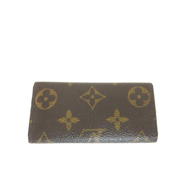 20978 2 Louis Vuitton Multicle 4 Monogram Key Holder Brown