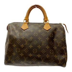 209938 1 Louis Vuitton Speedy Monogram Handbag Brown