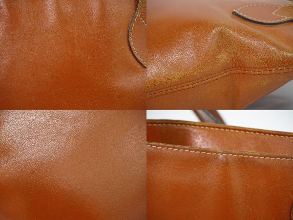 2100020000000650 4 Yves Saint Laurent Leather Shoulder Tote Brown