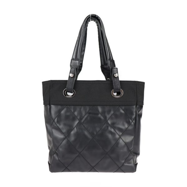 2101093007019 3 Chanel Paris Biarritz Tote PM Handbag Black Mini