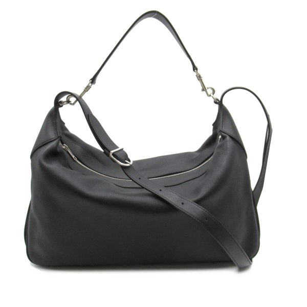 2101217966672 1 Celine Leather Shoulder Bag Black