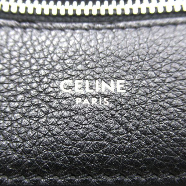 2101217966672 7 Celine Leather Shoulder Bag Black