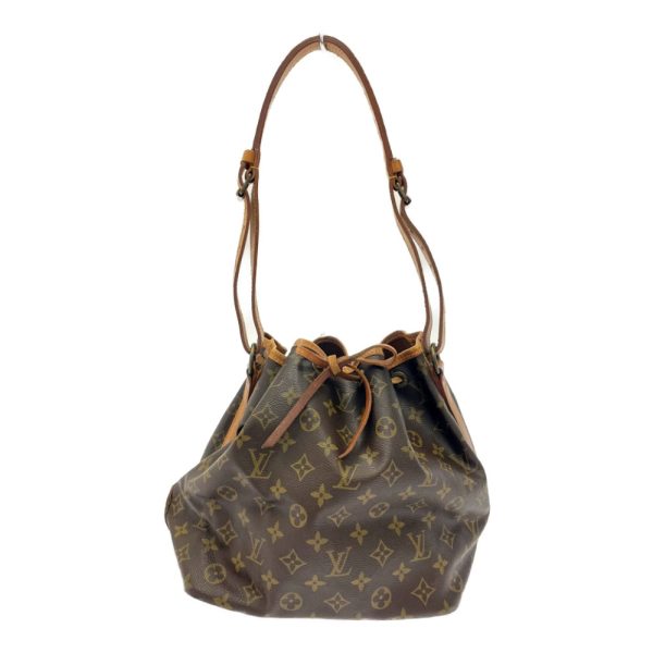 210146 1 LOUIS VUITTON Monogram PVC Petit Noe Shoulder Bag Brown