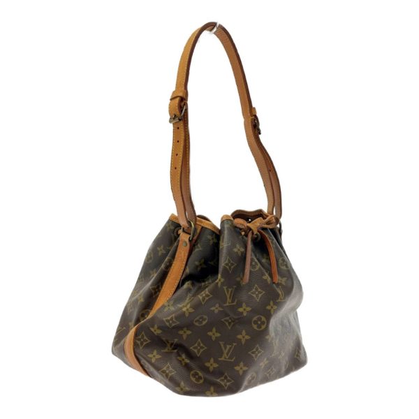 210146 2 LOUIS VUITTON Monogram PVC Petit Noe Shoulder Bag Brown