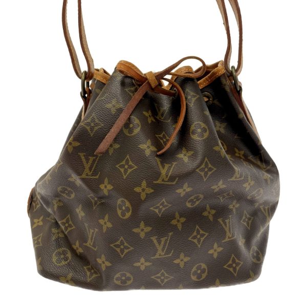 210146 4 LOUIS VUITTON Monogram PVC Petit Noe Shoulder Bag Brown