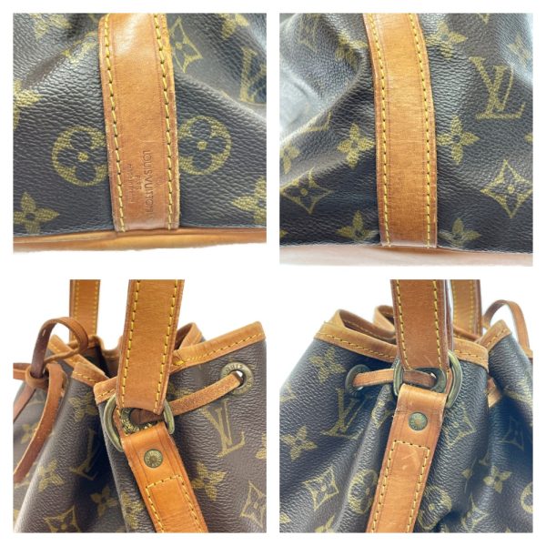 210146 8 LOUIS VUITTON Monogram PVC Petit Noe Shoulder Bag Brown