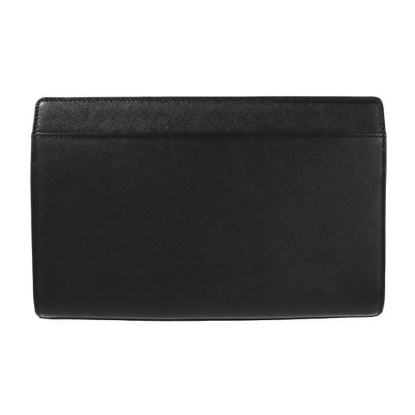 2102033002038 3 Burberry Leather Clutch Bag Black