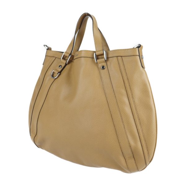 2102123007024 2 GUCCI Handbag Leather Camel