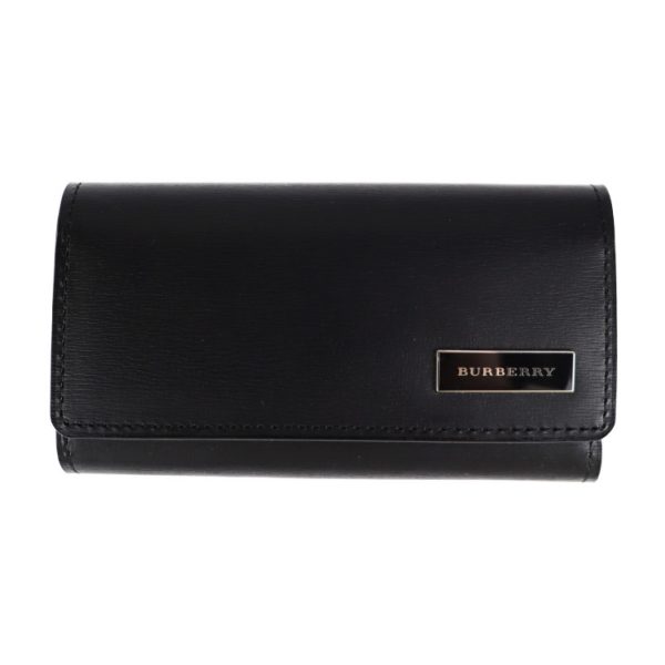 2103033007105 1 Burberry Leather Key Case Black