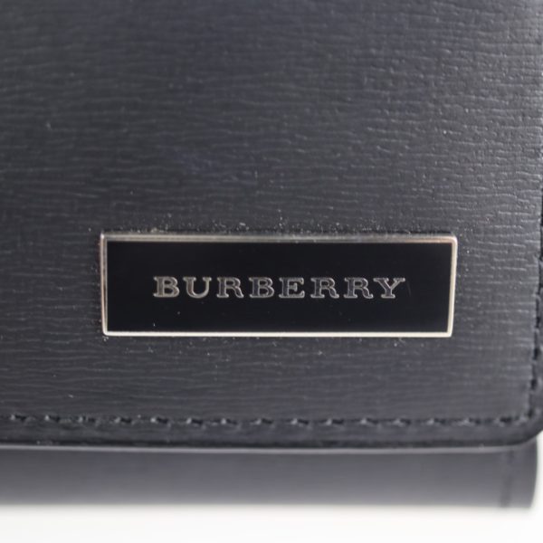 2103033007105 7 Burberry Leather Key Case Black