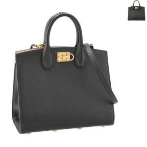 2103980001 Saint Laurent Cabas Handbag Black