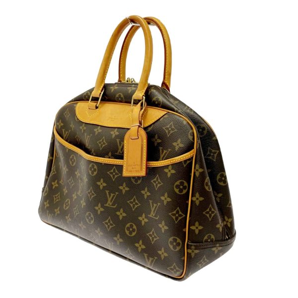 210466 3 LOUIS VUITTON Monogram PVC Deauville Handbag Brown