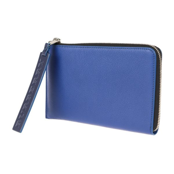 2105043008105 2 Burberry Leather Long Wallet Blue