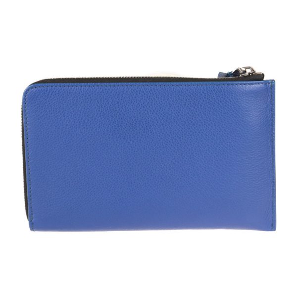 2105043008105 3 Burberry Leather Long Wallet Blue