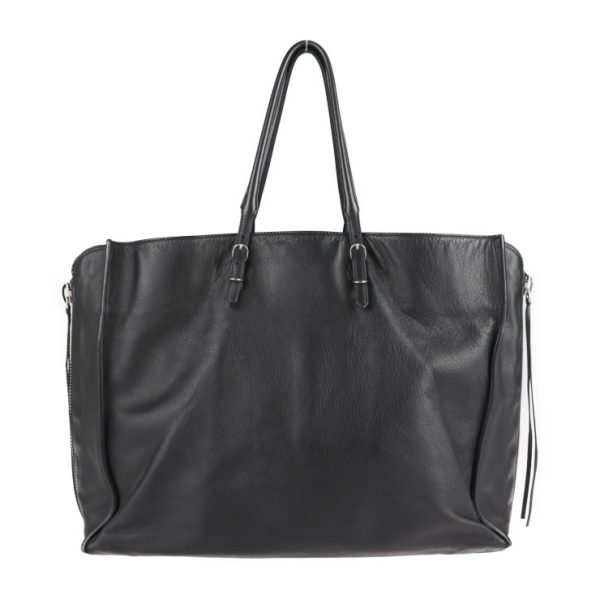 2105073008056 3 Balenciaga Paper A4 Zip Around Leather Tote Bag Black