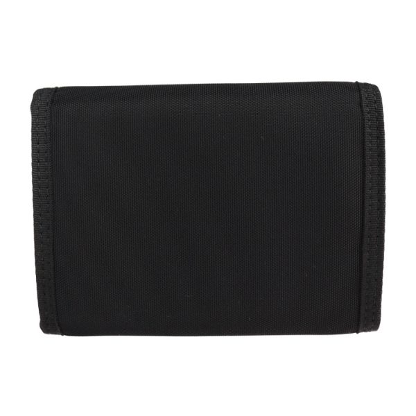 2105123008069 3 Balenciaga Explorer Nylon Tri Fold Wallet Black