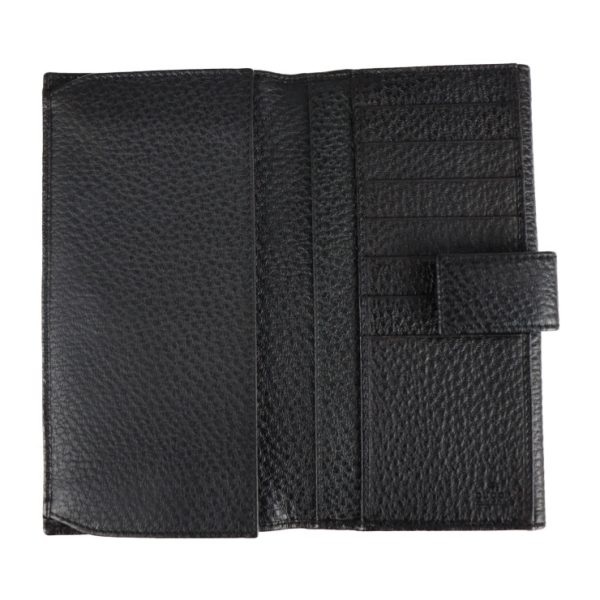 2105123008089 4 GUCCI Horsebit Bifold Wallet Leather Black