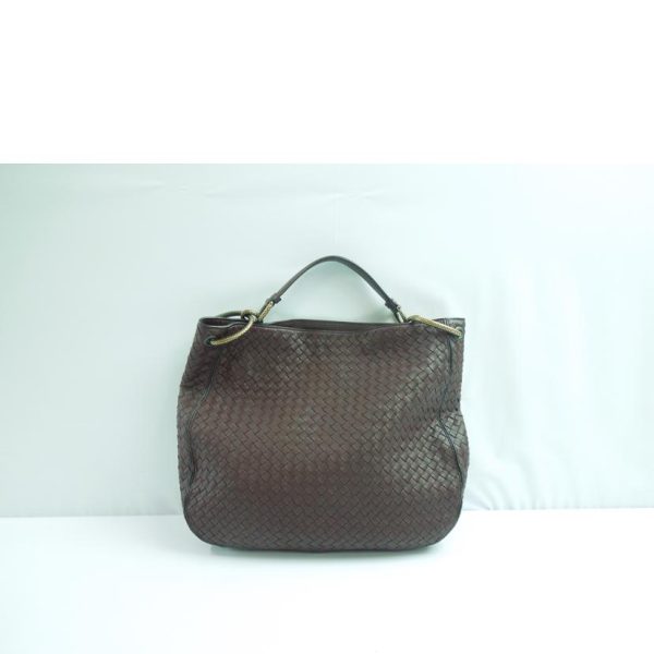 21060 2 Bottega Veneta Intrecciato One Shoulder Bag Black