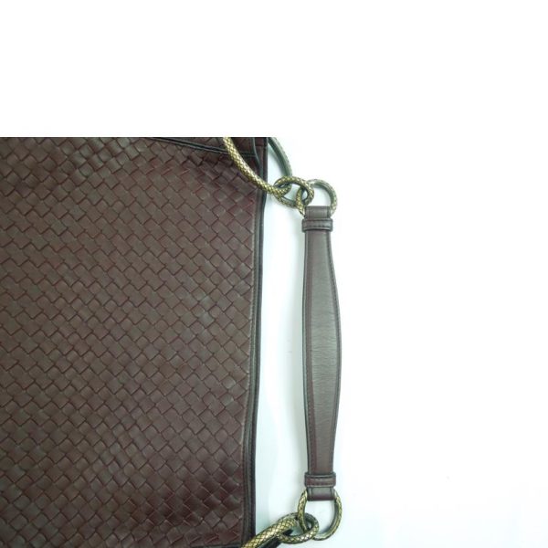 21060 5 Bottega Veneta Intrecciato One Shoulder Bag Brown