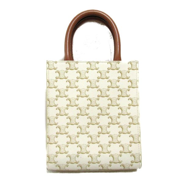 2106800523812 3 Celine PVC Canvas Shoulder Bag White