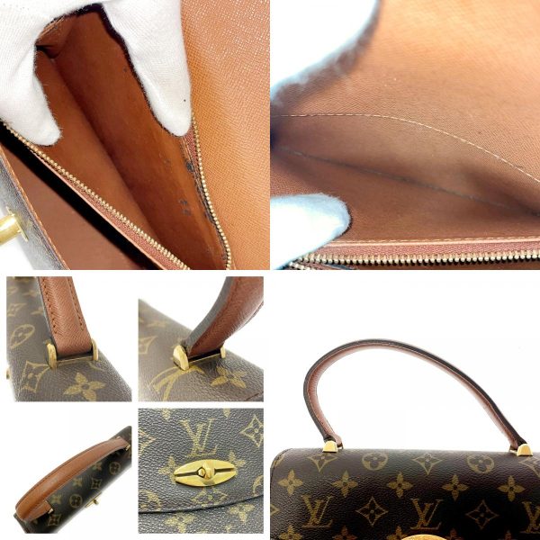 210684 10 c LOUIS VUITTON Monogram PVC Malherbe Handbag Brown