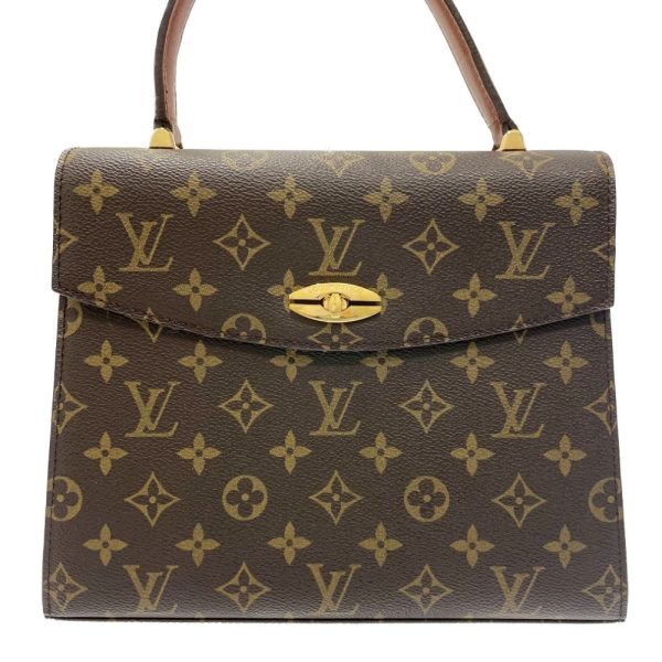 210684 4 LOUIS VUITTON Monogram PVC Malherbe Handbag Brown