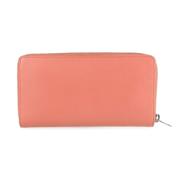 2107043007233 3 Balenciaga Essential Leather Long Wallet Salmon Pink