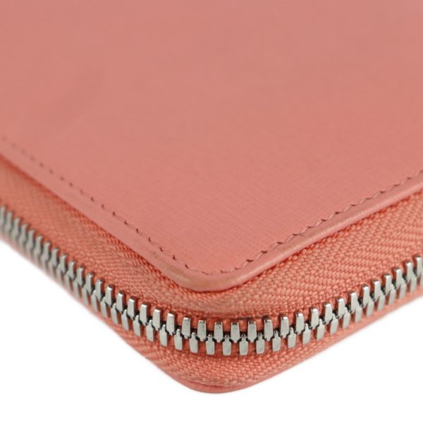 2107043007233 5 Balenciaga Essential Leather Long Wallet Salmon Pink