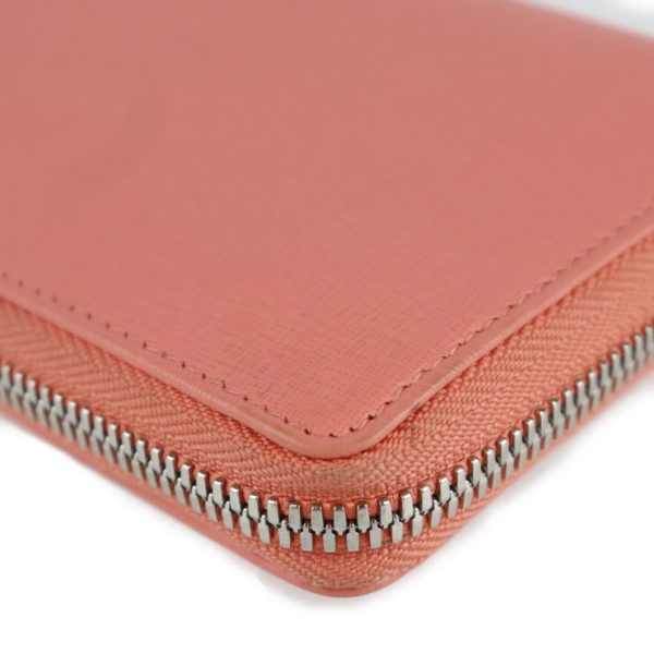 2107043007233 6 Balenciaga Essential Leather Long Wallet Salmon Pink