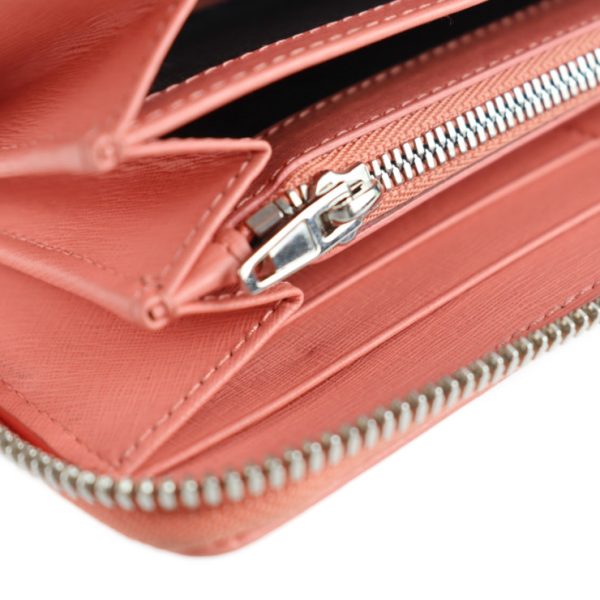 2107043007233 8 Balenciaga Essential Leather Long Wallet Salmon Pink