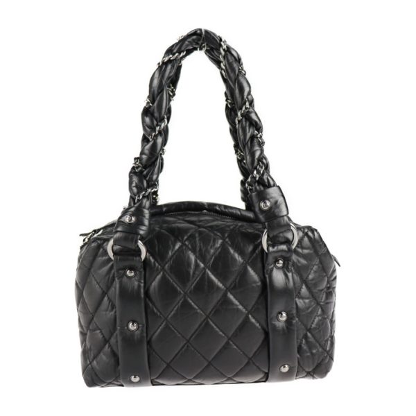 2107103007058 1 Chanel Matelasse Handbag Aged Black Shoulder