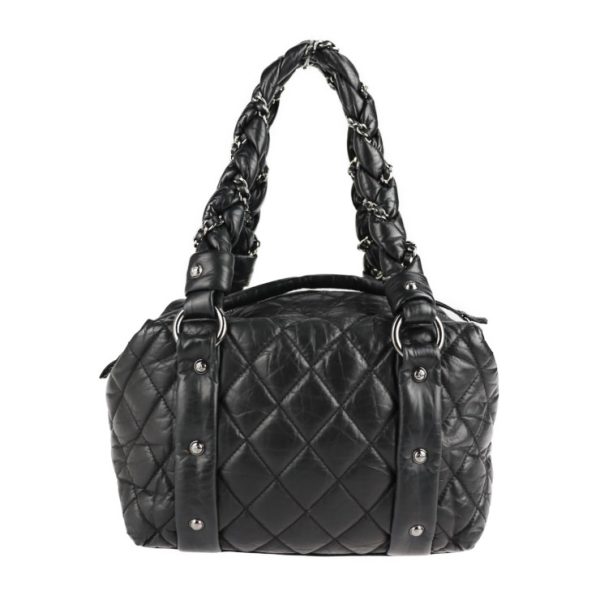 2107103007058 3 Chanel Matelasse Handbag Aged Black Shoulder