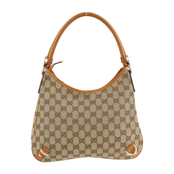 2107113008112 3 GUCCI Abbey Shoulder Bag GG Canvas Beige Orange Brown