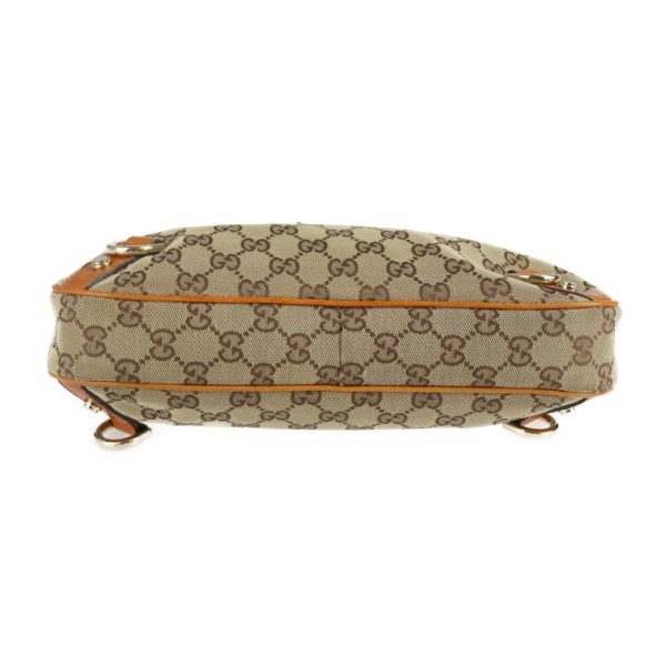 2107113008112 4 GUCCI Abbey Shoulder Bag GG Canvas Beige Orange Brown