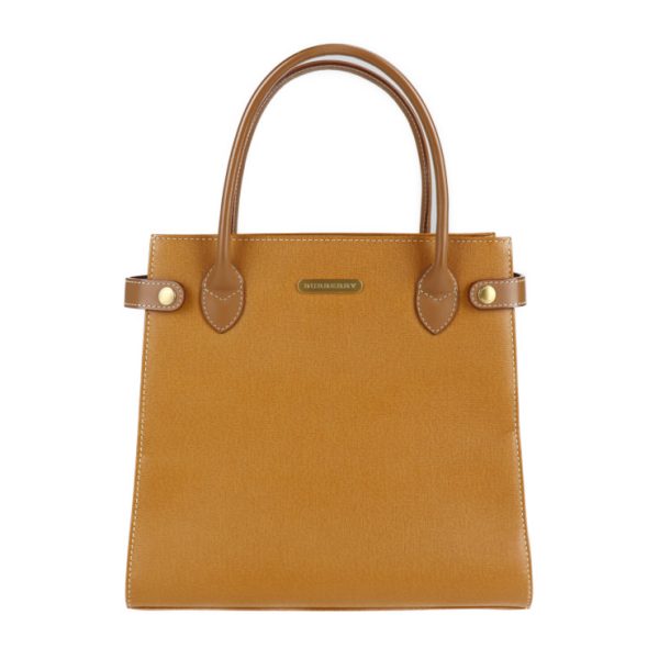 2108073007111 1 Burberry Leather Tote Bag Camel