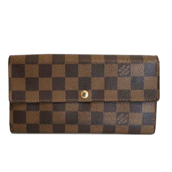 21085 1 Louis Vuitton Sala Damier Wallet Brown